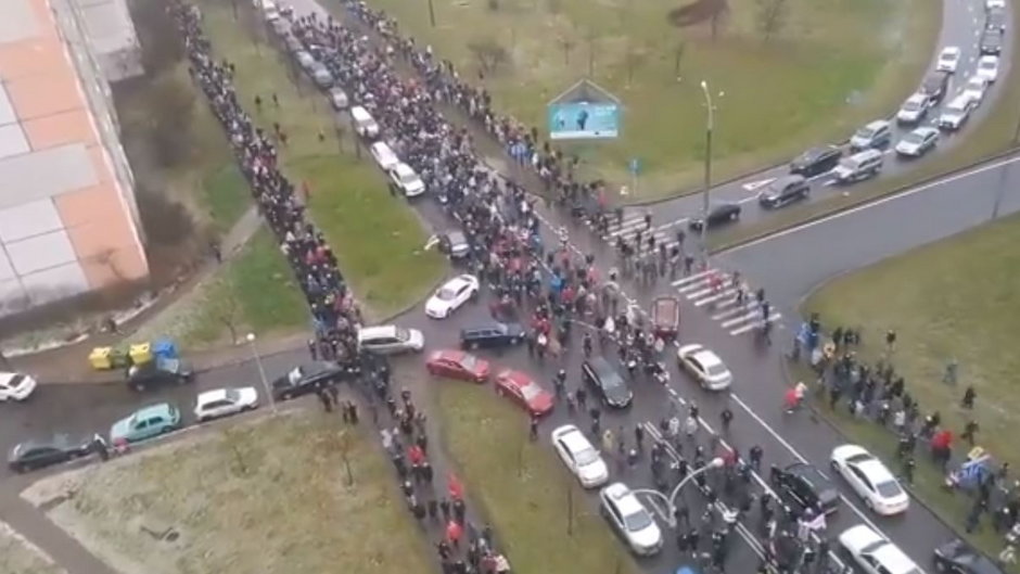 Demonstracja na Białorusi