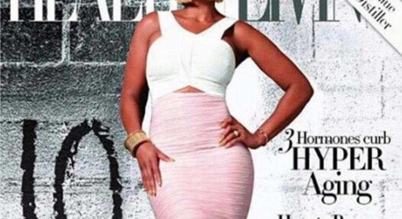 Mary J Blige covers Healthy Living Magazine