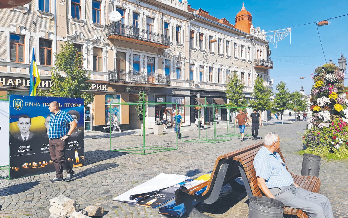 Centrum Użhorodu, 29 września 2023 r.