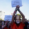 Protest u Tirani, Albanija