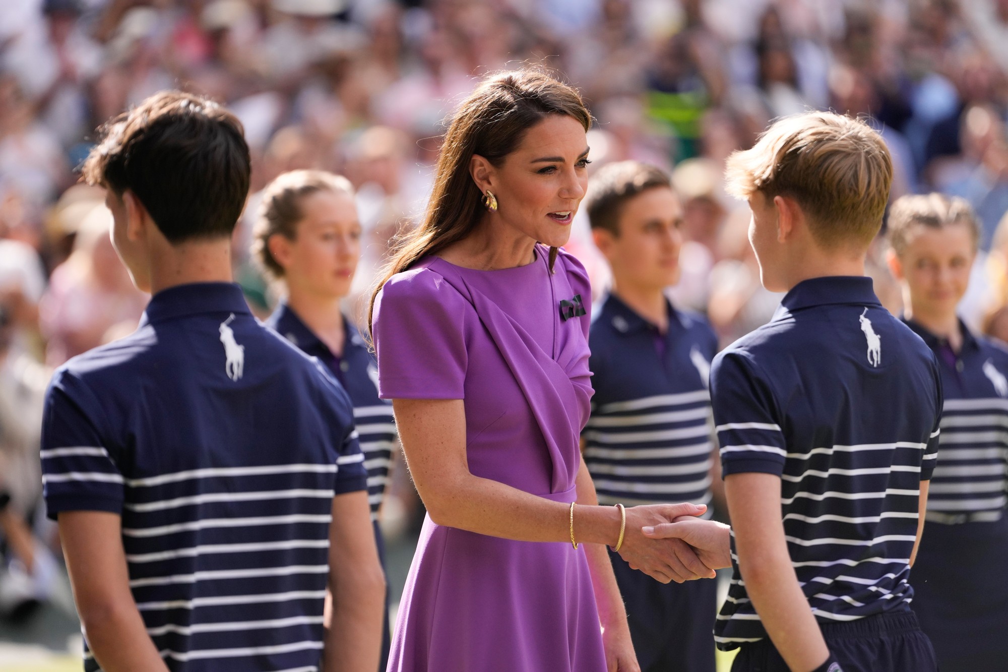 Princezná Kate na Wimbledone.