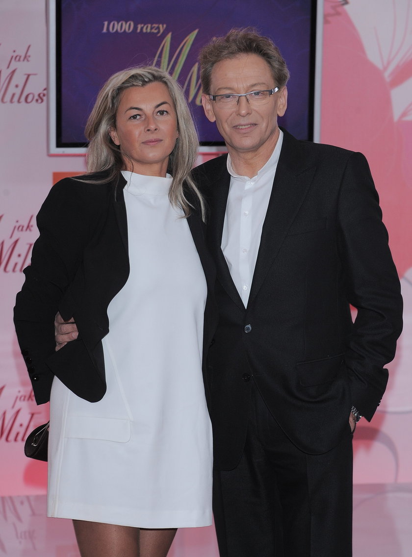 Jacek Borkowski i jego żona Magda