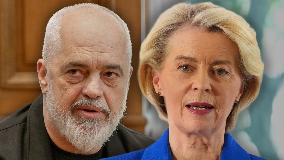 Edi Rama i Ursula fon der Lajen