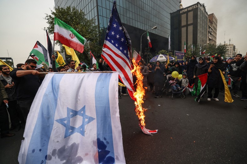 Demonstration in Tehran.  2023
