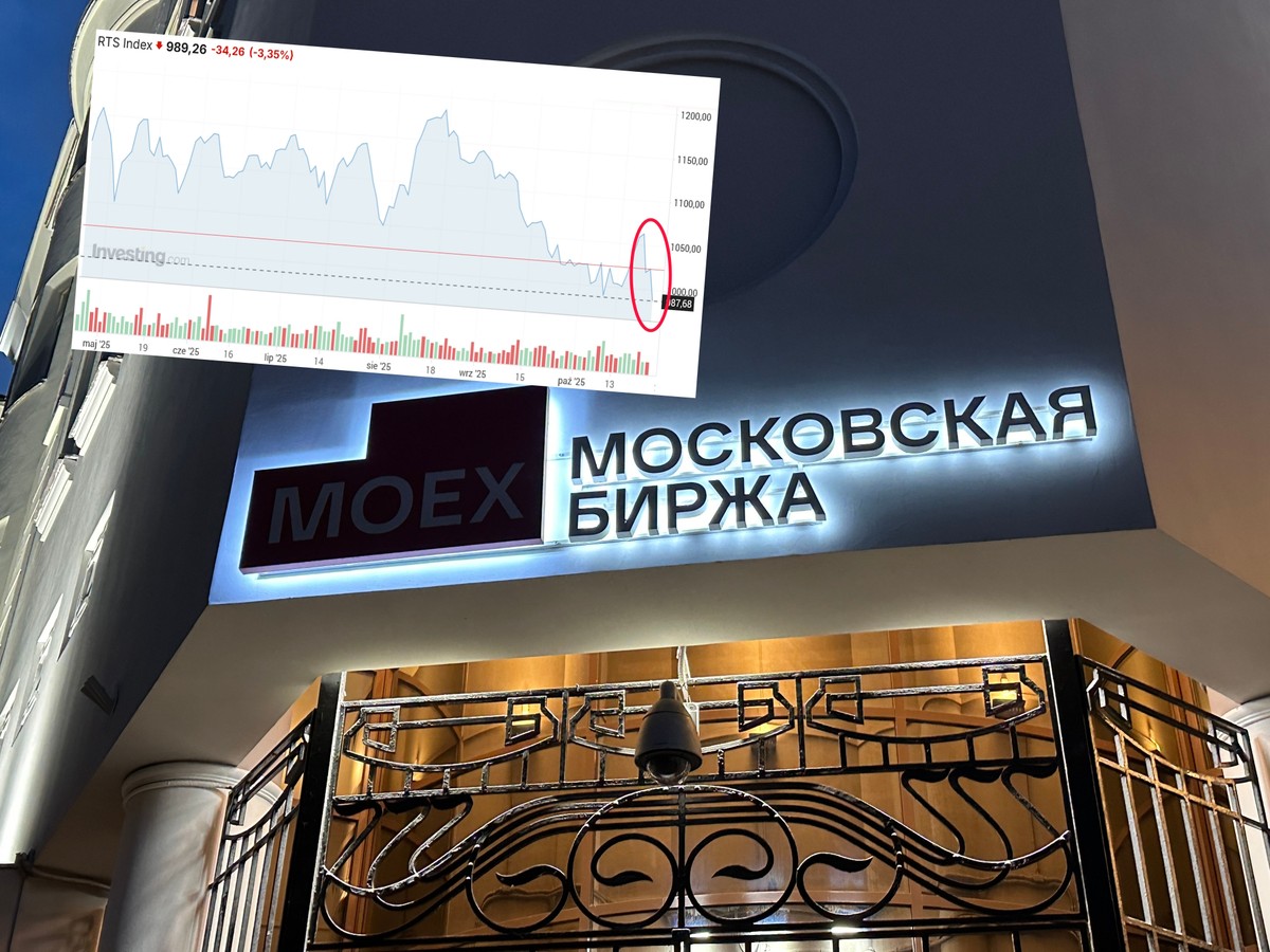 Wyprzedaż na giełdzie w Moskwie. Nowe sankcje uderzyły inwestorów po kieszeni