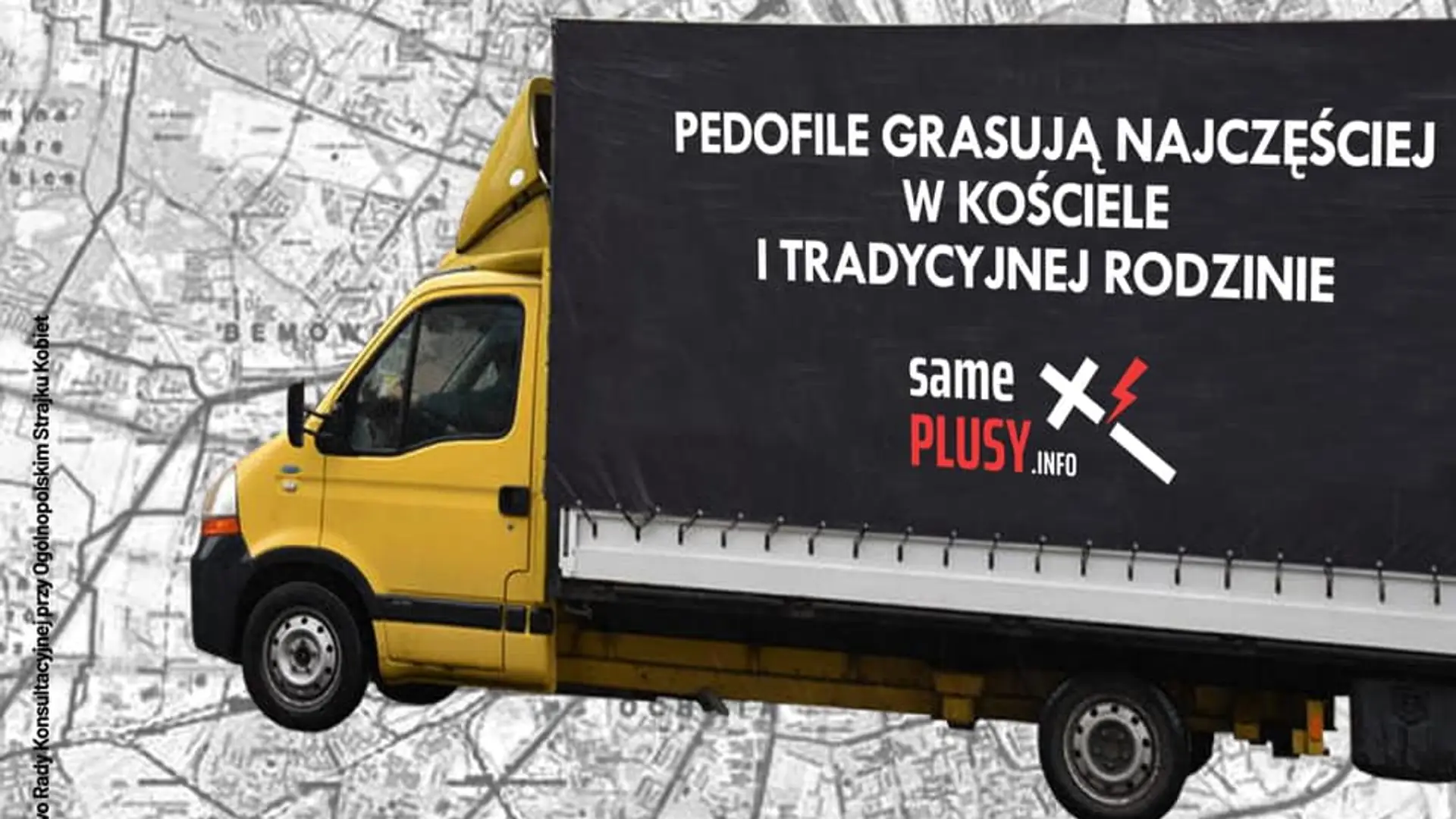 Po Warszawie będzie jeździł antyhomofobus. Hasło o pedoflii w Kościele i tradycyjnej rodzinie