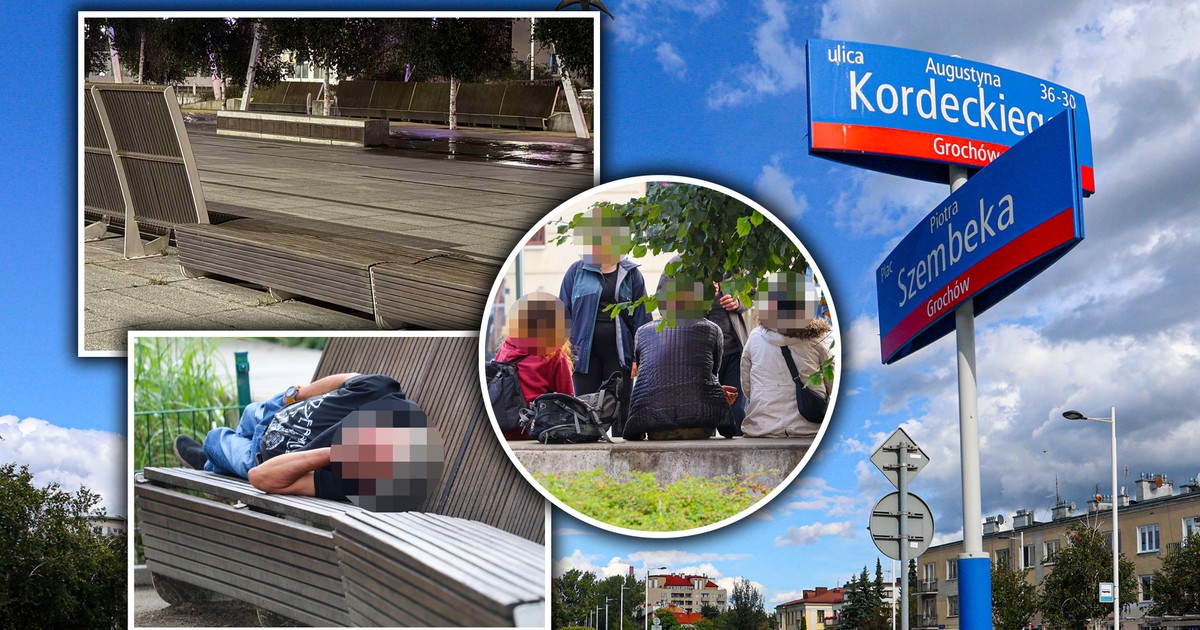 Szokujące obrazki na placu Szembeka w Warszawie. "Nie chwalę dnia przed zachodem słońca"