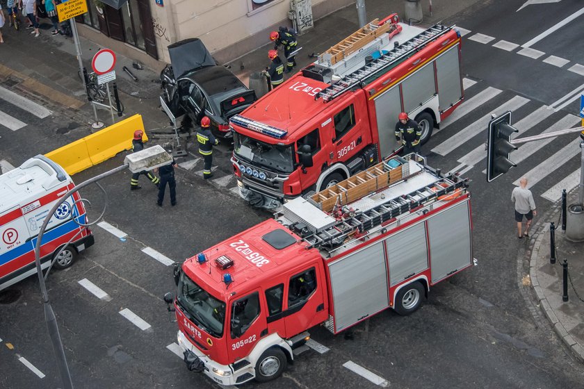 Wypadek na Ząbkowskiej