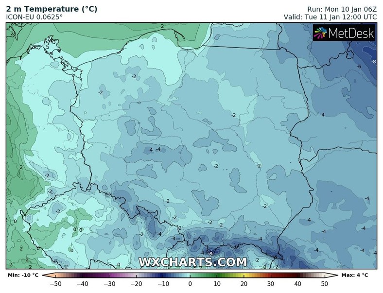 Niemal w całej Polsce będzie mroźno