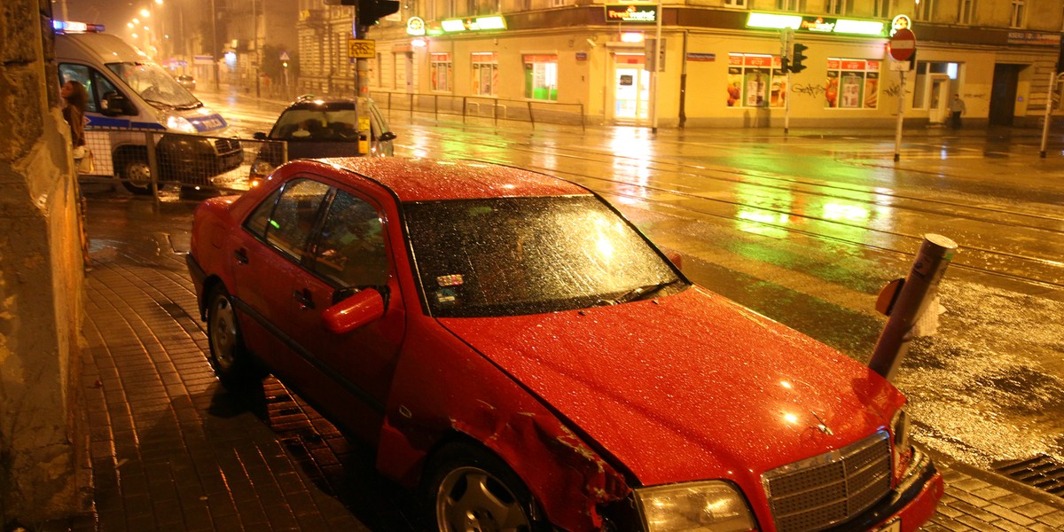 uciekał przed policją