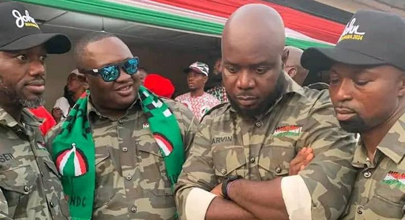 Police invite 8 NDC executives for wearing military camouflage during Mahama’s campaign