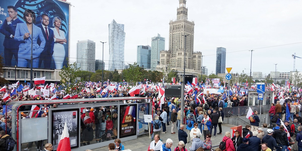 Marsz Miliona Serc w Warszawie.