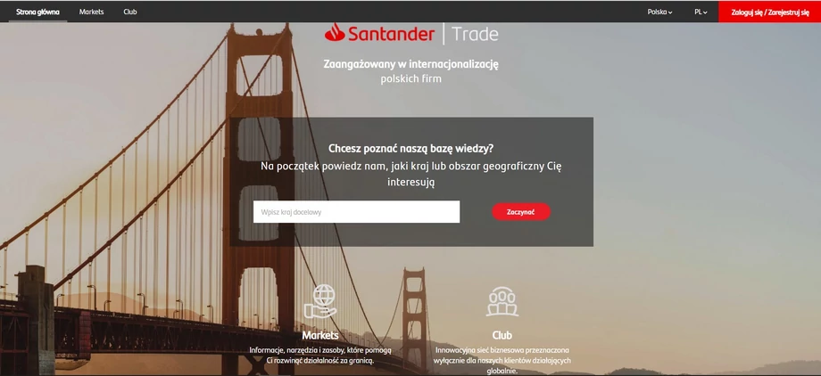 Platforma Santander Trade