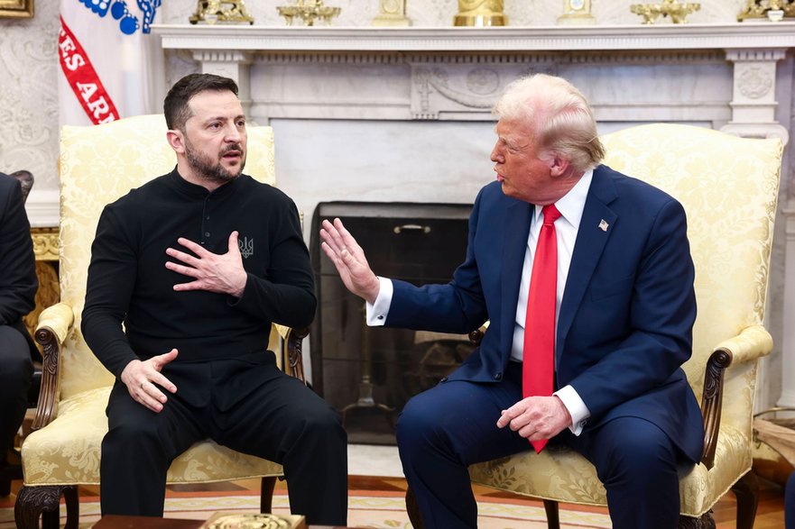 Wołodymyr Zełenski, Donald Trump
