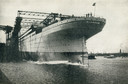 Titanic podczas budowy w stoczni w Belfaście