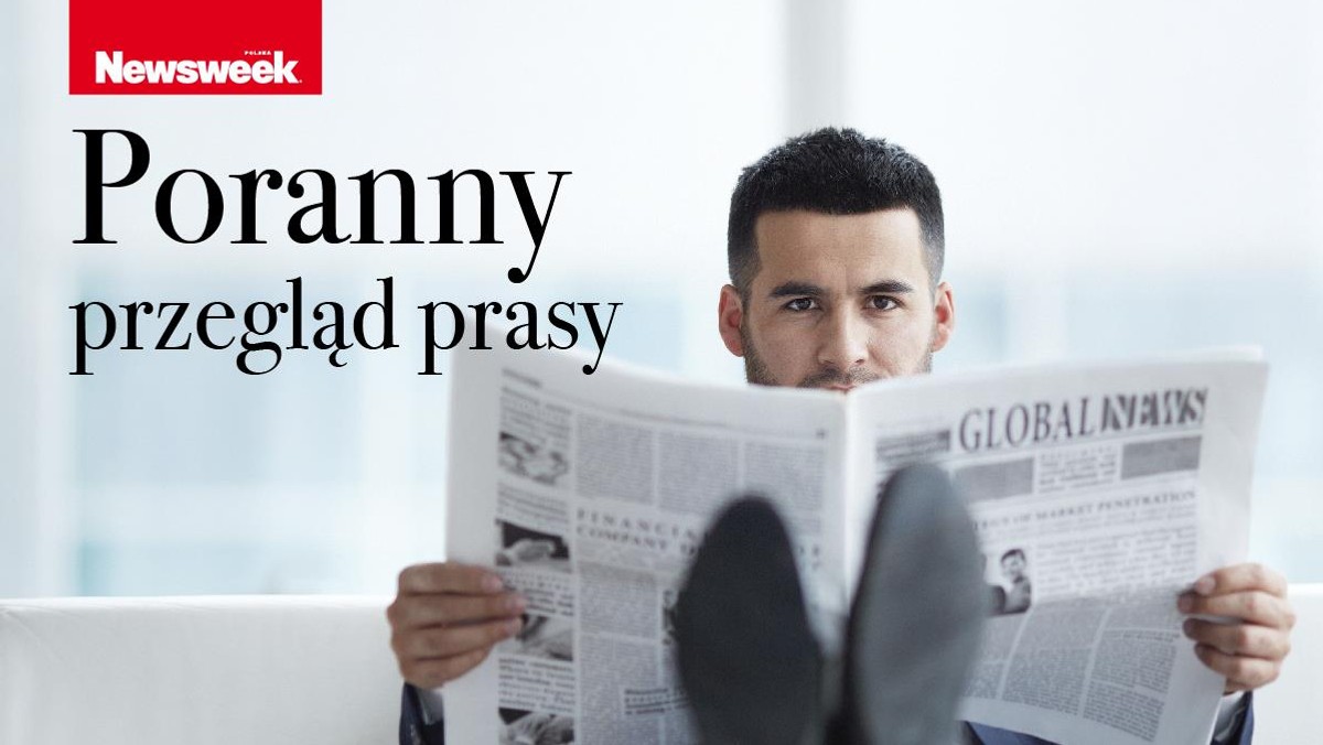 poranny przegląd prasy grafika 