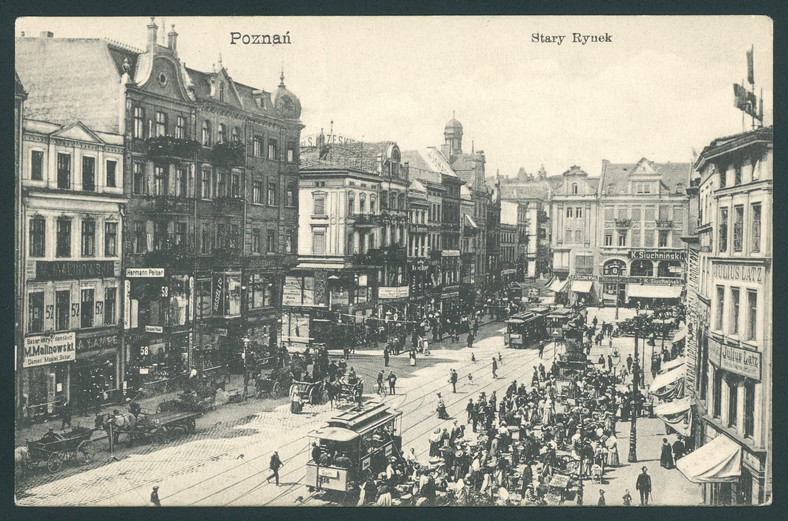 Poznań, fotografia wykonana ok. 1912-1918 r.