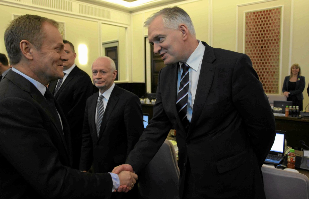 Donald Tusk i Jarosław Gowin