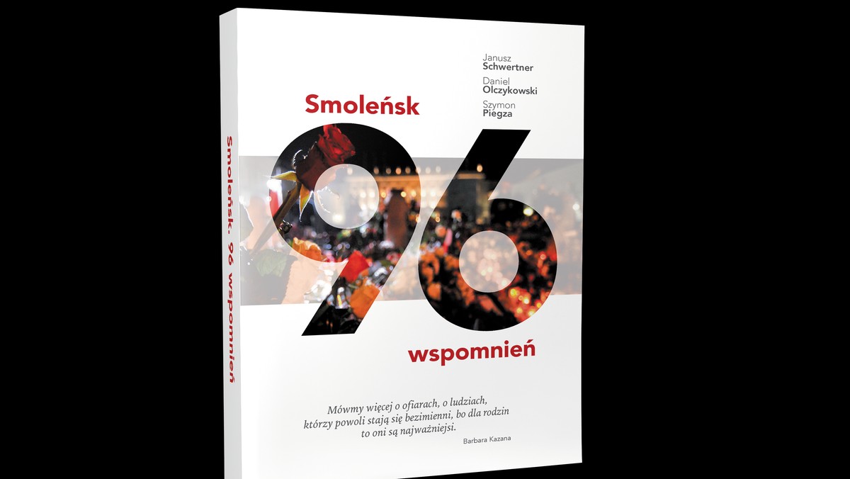 Katastrofa smoleńska. Książka "Smoleńsk. 96 wspomnień". Hołd dla ofiar