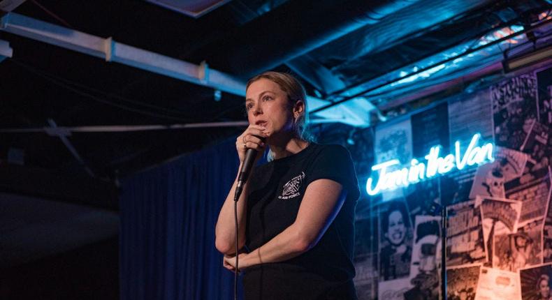 Comedian Iliza Shlesinger's comedy routine blew up on TikTok.Getty/Olivia Wong