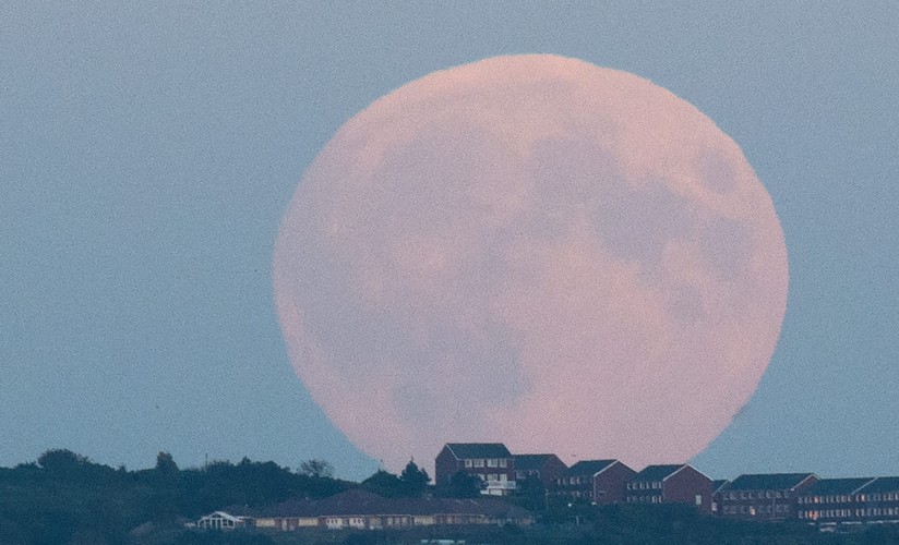Superksiężyc nad Wielką Brytanią
