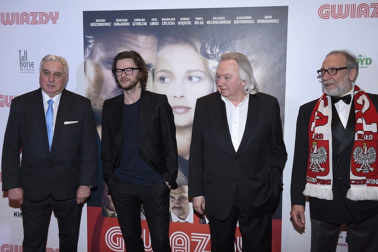 Jan Banaś, Mateusz Kościukiewicz, Andrzej Serdiukow i Jan Kidawa-Błoński