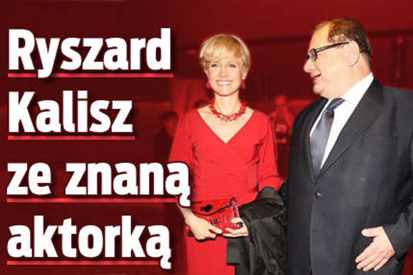 Ryszard Kalisz ze znaną aktorką!