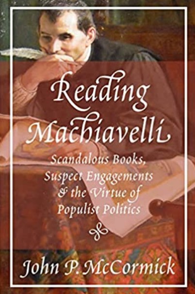 "Reading Machiavelli". Okładka książki