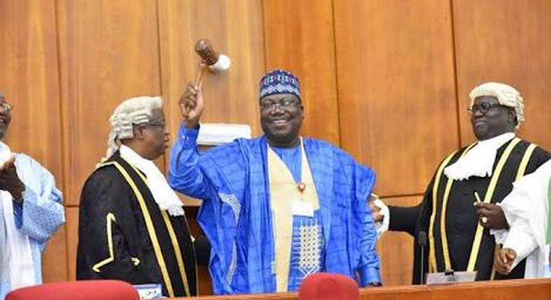 President of the Senate, Dr. Ahmad Lawan. [Twitter/@SPNigeria]