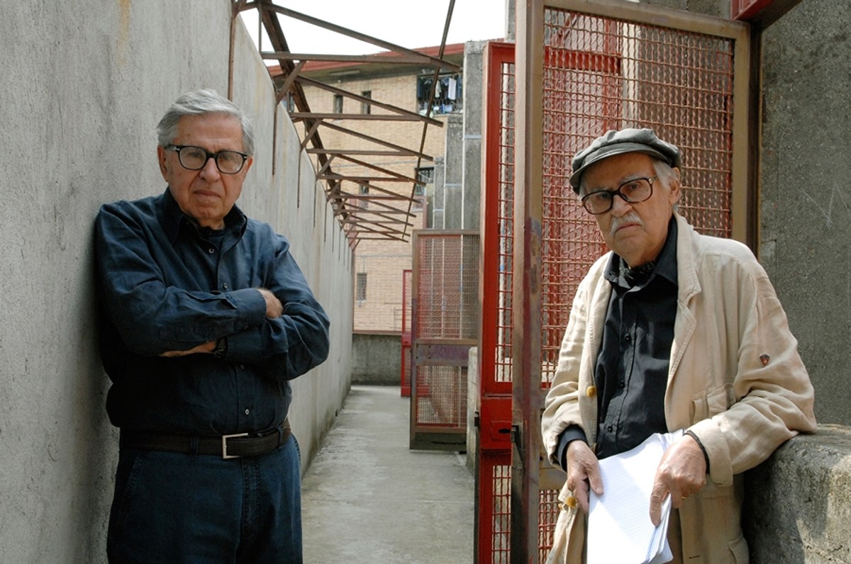 Paolo i Vittorio Taviani - reżyserzy filmu "Cezar musi umrzeć"