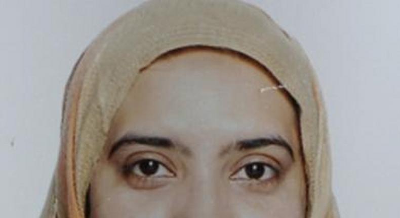 Tashfeen Malik is pictured in this undated handout photo provided by the FBI, December 4, 2015.