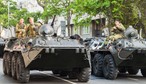 Africk: Rosyjska armia wywiozła czołgi i inne uzbrojenie z jednej z baz na Krymie