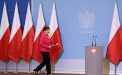 'Czyli PiS nie jest taki antyunijny'. Dziennikarz: Patrzcie, co znalazłem za kotarą w KPRM