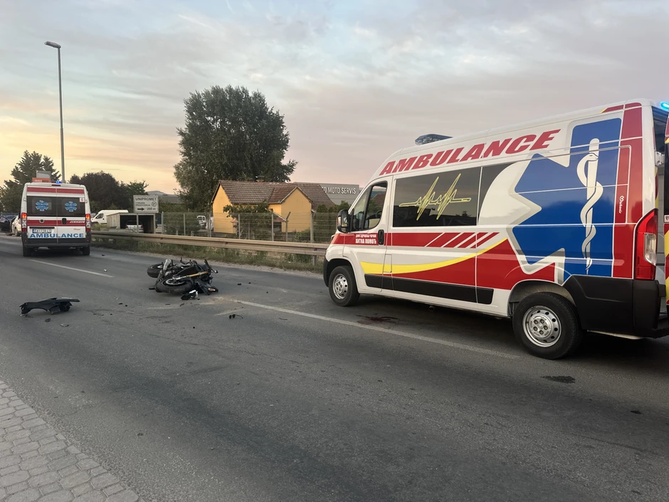 Teško povređen vozač motora na obilaznici oko Čačka