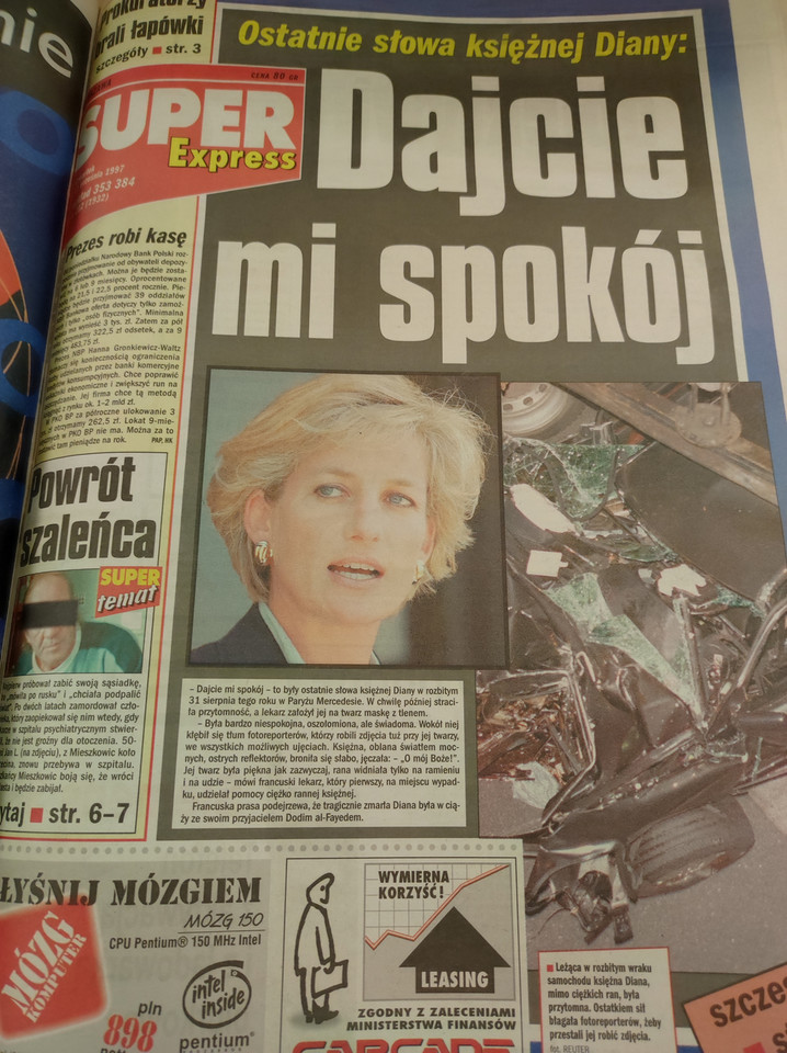 Polskie media o księżnej Dianie