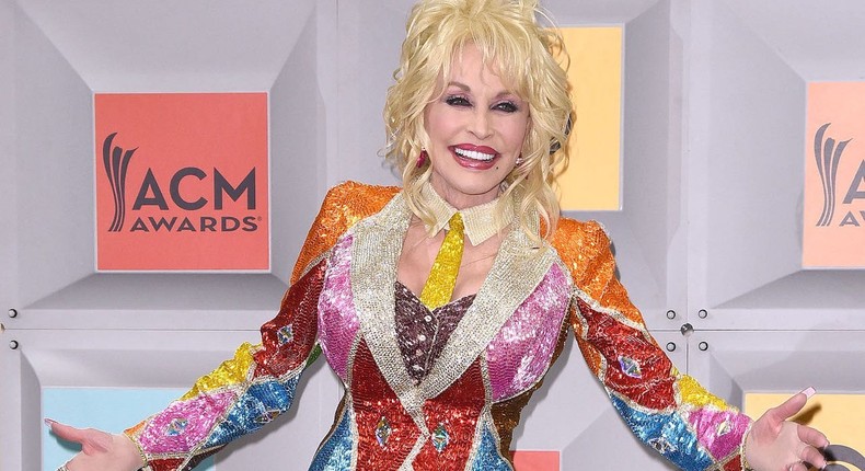 Dolly Parton attends the 2016 ACM Awards.C Flanigan/Getty Images