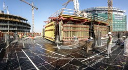 Budowa Warsaw Spire: najwyższy budynek ma już 8 pięter [zdjęcia]