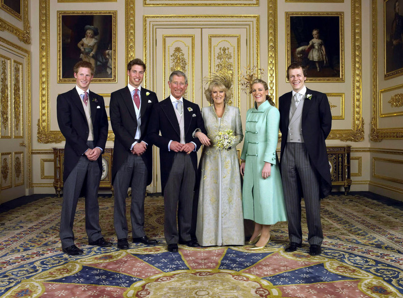 Dzieci księżnej Camilli były obecne na jej ślubie z księciem Karolem