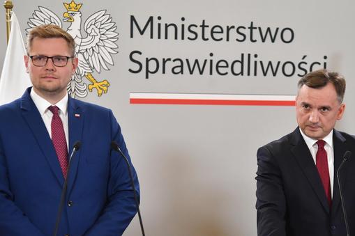 Michał Woś i Zbigniew Ziobro