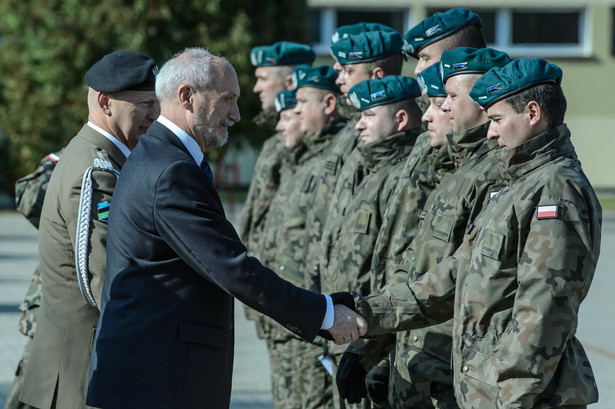 Minister obrony narodowej Antoni Macierewicz