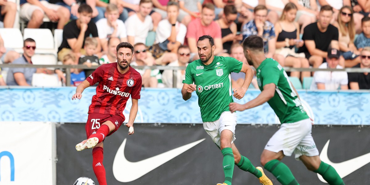 Pilka nozna. Liga Mistrzow. Flora Tallinn - Legia Warszawa. 27.07.2021