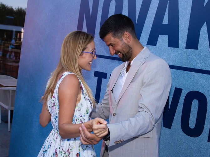 Jelena i Novak Đoković