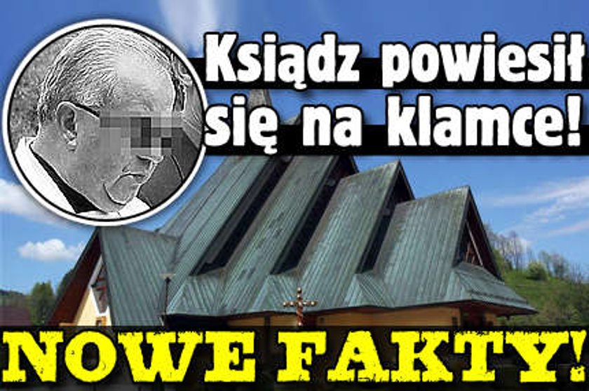 Ksiądz powiesił się na klamce! Nowe fakty