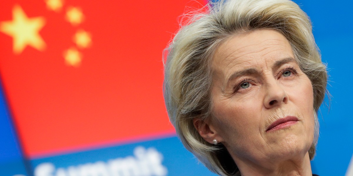 Przedłużanie wojny i dalsze zakłócenia w światowej gospodarce nie leżą w niczyim interesie" — powiedziała szefowa KE Ursula von der Leyen po szczycie UE-Chiny.