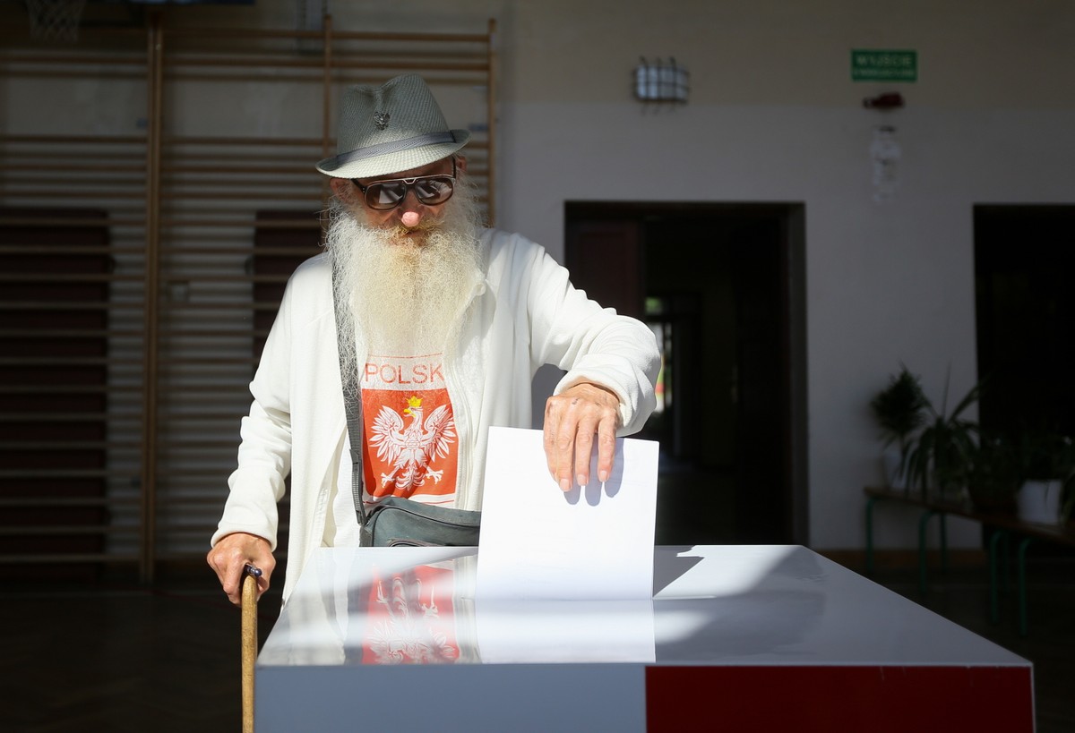 Wybory do PE. Fot. Paweł Supernak/PAP