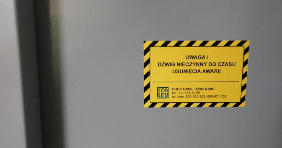 Groza w Krakowie. Wsiadł do windy i... runął w dół