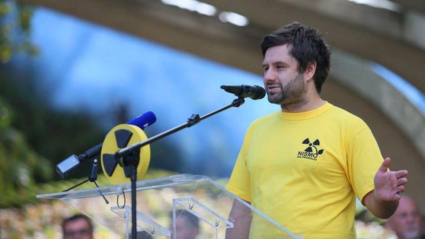 Mario Crnković je sa njegovom organizacijom Grin tim organizovao proteste protiv otvaranja Centra za zbrinjavanje otpada na Trgovskoj gori | Foto: Green Team/Mario Crnković