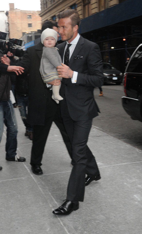 David Beckham z córką / fot. Getty Images/FPM