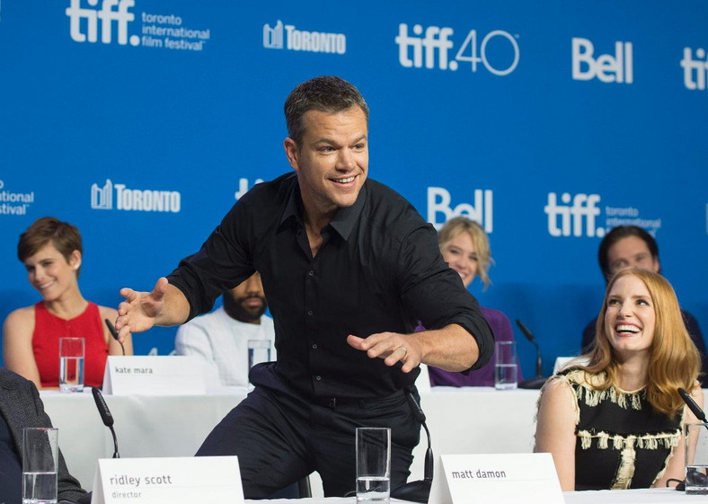Matt Damon może się cieszyć Marsjanin okazał się sukcesem, fot. www.usnews.com