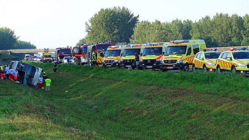 Węgry: wypadek autokaru z polskimi turystami. Nie żyje jedna osoba